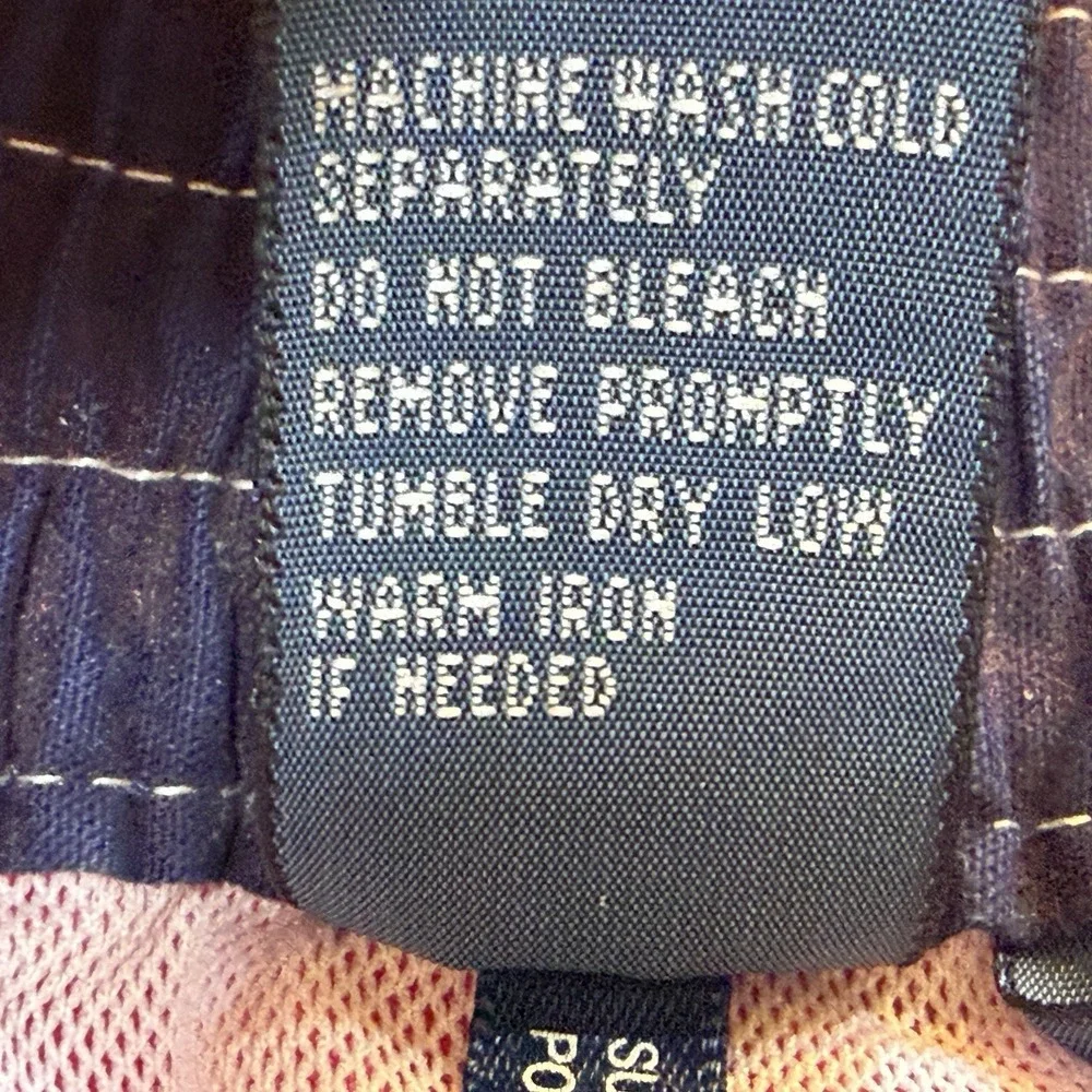 Polo Ralph Lauren Board Shorts Swimsuit Mens Small Pink Tie Waist Lined Preppy‎